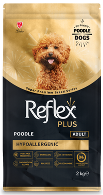 Reflex Plus Poodle Adult сухий корм для собак породи пудель 2кг