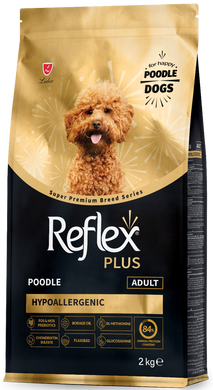 Reflex Plus Poodle Adult сухий корм для собак породи пудель 2кг