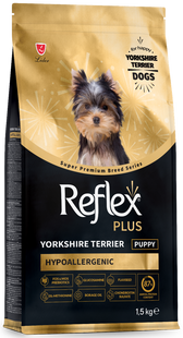 Reflex Plus Yorkshire Terrier Puppy сухий корм для цуценят йоркширського тер&rsquo;єра від 2 до 10 місяців 1,5кг