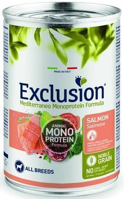 Exclusion Adult Salmon корм для взрослых собак всех пород с лососем 400 г