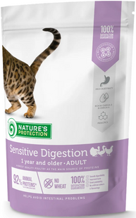 Сухий корм для дорослих котів з чутливим травленням Nature's Protection Sensitive Digestion 400г