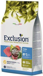Exclusion Adult Tuna Medium Breed корм для дорослих собак середніх порід з тунцем 3 кг