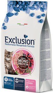 Exclusion Kitten Chicken корм для кошенят з куркою 12 кг
