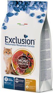 Exclusion Sterilized Beef корм для стерилізованих котів з яловичиною 300 г
