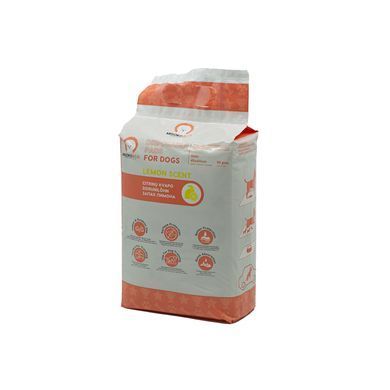 Misoko&Co Одноразовые пеленки для собак с ароматом лимона (щенки и лапки), 45*60 см