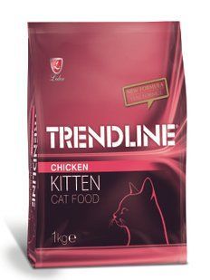 Trendline сухий корм для кошенят з куркою 1 кг.