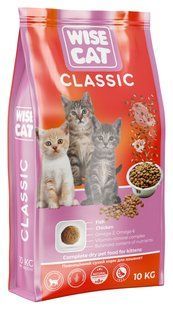 WISE CAT &ndash; CLASSIC (Класік) Повноцінний сухий корм для кошенят всіх порід 10 кг