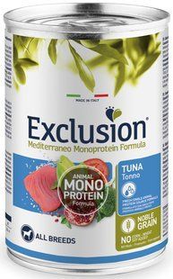 Exclusion Adult Tuna корм для дорослих собак всіх порід з тунцем 400 г