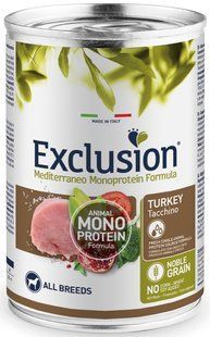 Exclusion Adult Turkey корм для дорослих собак всіх порід з індичкою 400 г