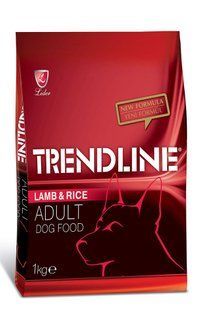 Trendline сухий корм для собак з ягням та рисом 1 кг.