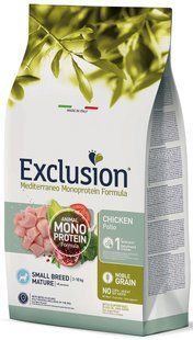 Exclusion Mature Chicken Small Breed корм для собак похилого віку дрібних порід з куркою 500 г