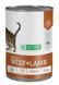 Влажный корм для взрослых кошек с говядиной и ягненком Nature's Protection with Beef & Lamb 400 г