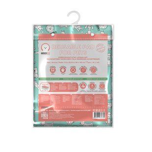 Misoko&Co Багаторазова пелюшка для собак, 80х140 см (цуценята), м'ятна, 1 шт.