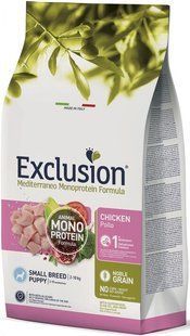 Exclusion Puppy Сhicken Small Breed корм для цуценят дрібних порід з куркою 500 г