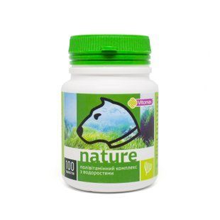 Полівітамінний комплекс Nature Vitomax для собак з водоростями (100 табл.)