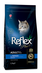 Reflex Plus сухий корм для котів з лососем 1.5 кг
