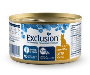 Exclusion Sterilized Beef корм для стерилізованих котів з яловичиною 85 г