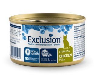 Exclusion Sterilized Chicken корм для стерилізованих котів з куркою 85 г
