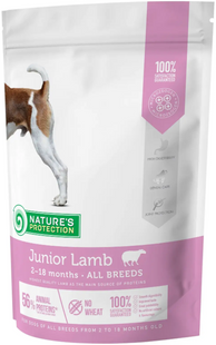 Сухий корм для цуценят всіх порід з ягнятиною Junior Lamb All Breeds 500г