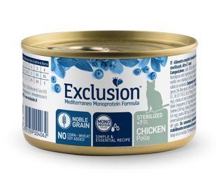 Exclusion Sterilized Chicken корм для стерилізованих котів віком від 7 років з куркою 85 г