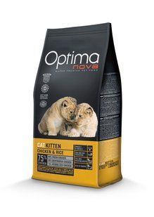 CAT KITTEN КУРКА & РИС ПОВНОЦІННИЙ КОРМ ДЛЯ КОТЕНЯТ ВІКОМ ВІД 2 ДО 12 МІСЯЦІВ, А ТАКОЖ ДЛЯ ВАГІТНИХ І ЛАКТУЮЧИХ КІШОК 2кг