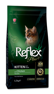 Reflex Plus сухий корм для кошенят з куркою 1.5 кг