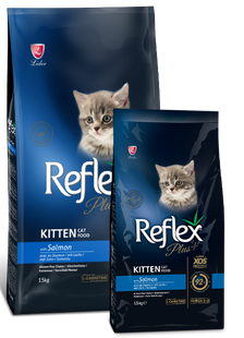 Reflex Plus сухий корм для кошенят з лососем 1.5 кг