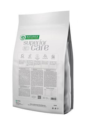 Ветеринарный диетический корм для здоровья кожи и шерсти собак NP Superior Care Veterinary Diet Dermatosis Salmon Adult All Breed Dogs с лососем, 1,5кг