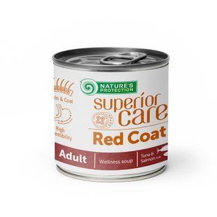 Суп для собак з рудим забарвленням шерсті з лососем та тунцем Nature's Protection Superior Care 140 мл