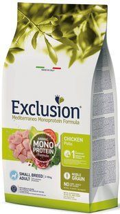 Exclusion Adult Сhicken Small Breed корм для дорослих собак дрібних порід з куркою 500 г