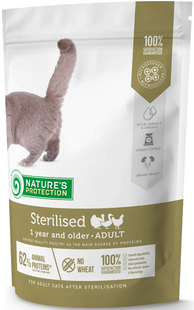 Сухий корм для стерилізованих котів та кішок Nature's Protection Sterilised 400г