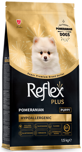 Reflex Plus Pomeranian Puppy сухий корм для цуценят померанського шпіца від 2 до 10 місяців 1,5кг