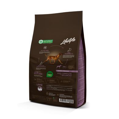 Сухой беззерновой корм с ягненком для взрослых собак всех пород Lifestyle Grain Free Lamb Adult All Breeds 1,5кг