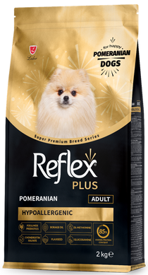 Reflex Plus Pomeranian Adult сухий корм для собак породи померанський шпіц 2кг
