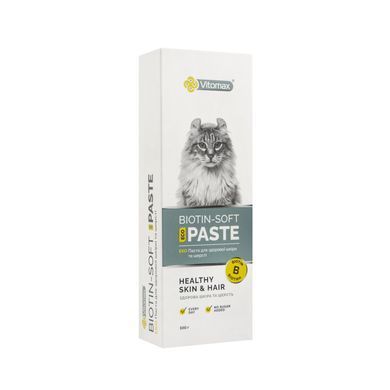ЕКО ПАСТА Vitomax для здорової шкіри та шерсті котів 100гр