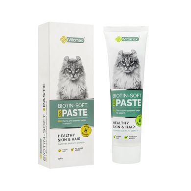 ЕКО ПАСТА Vitomax для здорової шкіри та шерсті котів 100гр